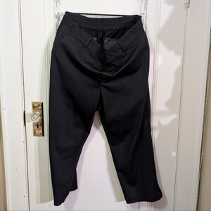 Lands End Women's Plus Size Flex Mid Rise Pull On Crop Pants